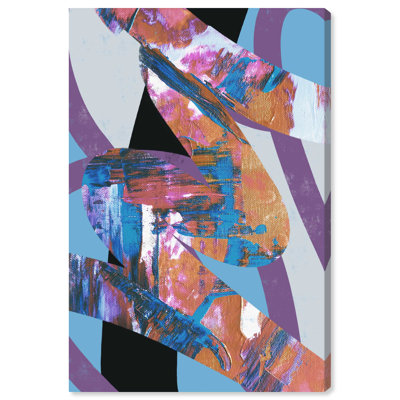 Art mural rétro abstrait rétro moderne Glitch