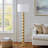 64'' 2-Lights Sculptural Metal Traditional Floor Lamp-891377293