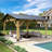Outdoor Heavy Duty Wooden Gazebo with Galvanized Steel Hardtop Gazebo-104445122