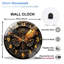 Horloge murale en verre 12 po