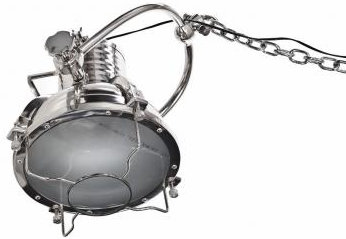 Cleo 1 - Light Nickel Dome Pendant