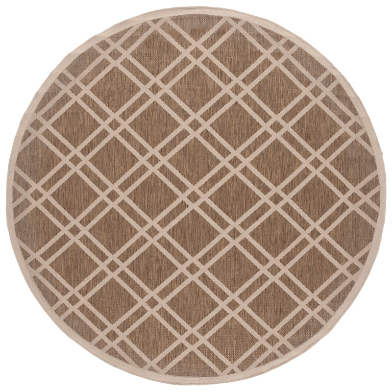 Tapis intérieur / extérieur Arneshia, Rond 7 pi 1 po