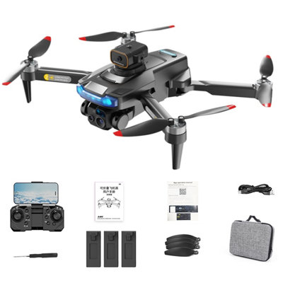 Remote Control Drone with Camera 4K Brushless Motor Drone Obstacle Avoidance Foldable 360 Degrees Flip WiFi RC Quadcopter Toy Kids Adults Birthday Gift