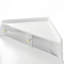 White Corner Makeup Vanity Desk With Mirror, LED Lights, And Stool | Gift Idea