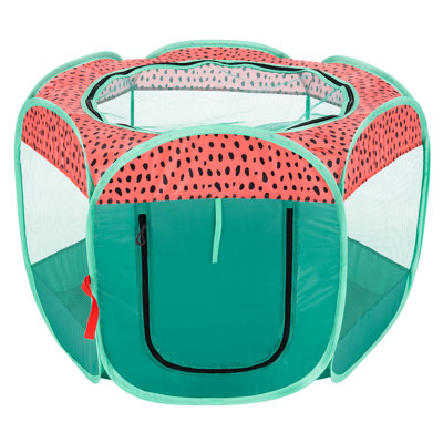 Panel Mesh Pet Playpen With Door