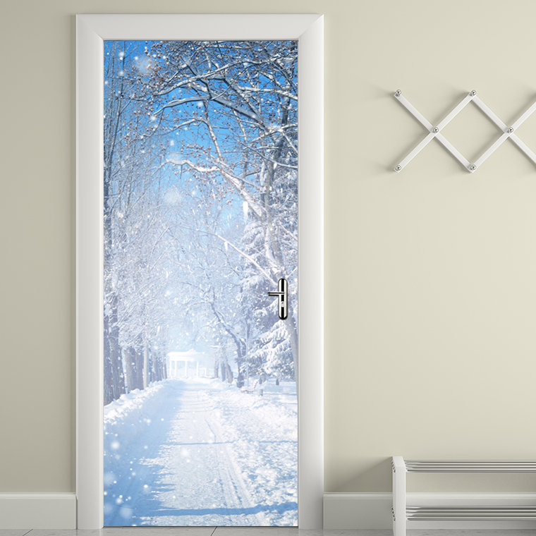 Décalcomanie murale bonhomme de neige winter