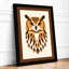 Owl Geometric - Framed Print-1394259944-1394259947