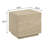 End Table, Beige Travertine