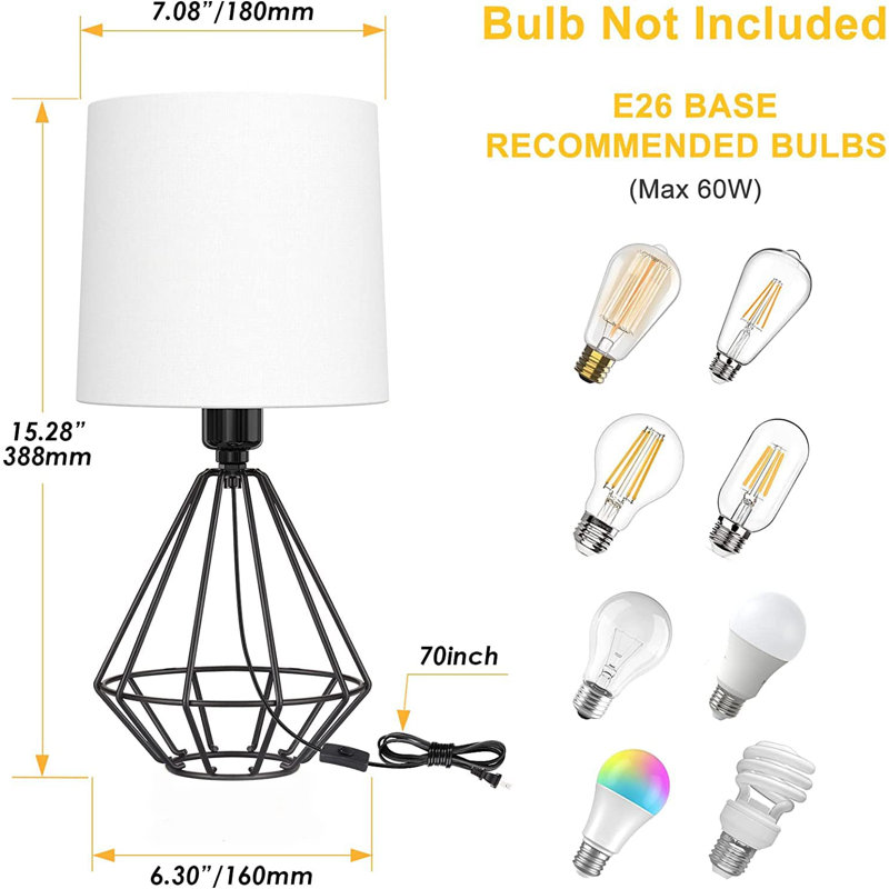 Connie-Rose Metal Table Lamp