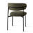 Upholstered Dining Chair With Metal Legs-2091818094