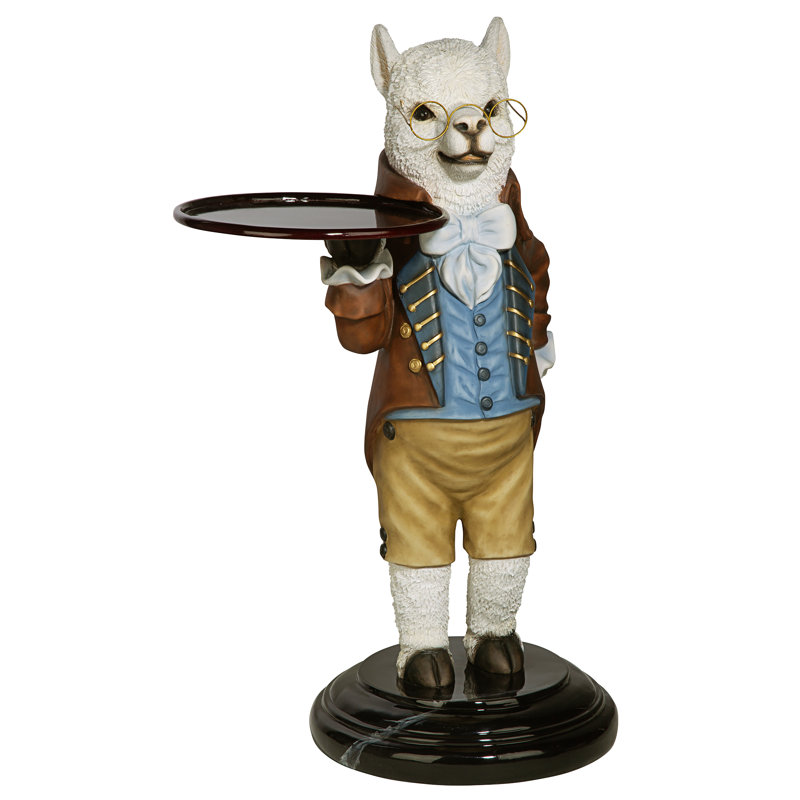 Table sculpturale Alfred the Alpaca Butler