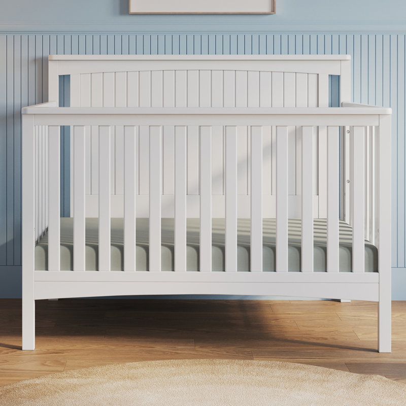 Scout 4 -in-1 Convertible Crib, Matte White
