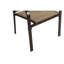Ensemble de salle à manger de patio 7 pièces - Table rectangulaire brune et 6 chaises pour des moments de convivialité sur la terrasse
