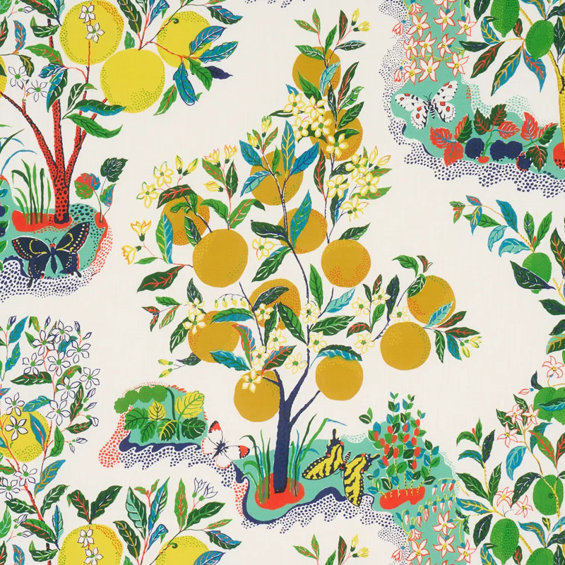 Tissu intérieur / extérieur Citrus Garden, Principal