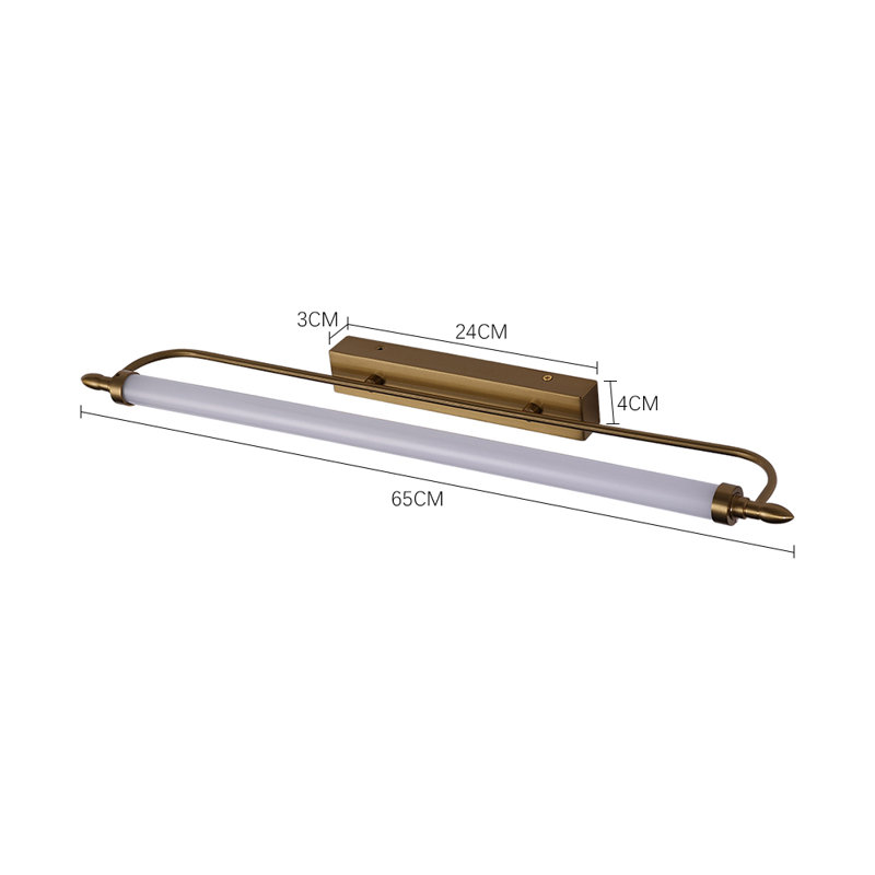 LED Vanity Light, 11cm H x 65cm W x 22cm D