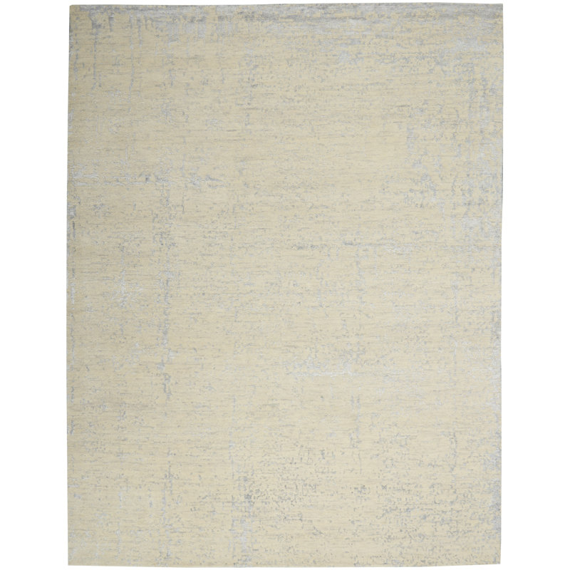 Abstract Hand Woven Area Rug, Rectangle 7'9" x 9'9"
