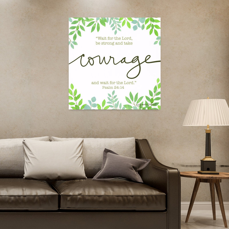 Courage, art abstrait contemporain, H 32 po x l 32 po