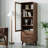All solid wood black walnut bookcase