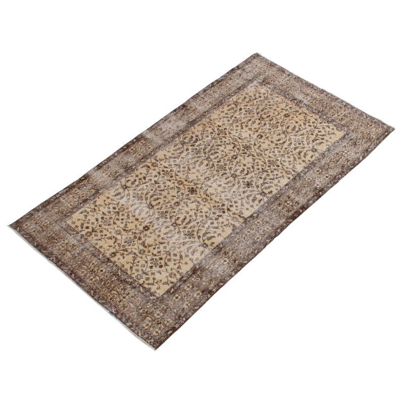 Tapis beige Melis Vintage 3 pi 8 po x 6 pi 6 po
