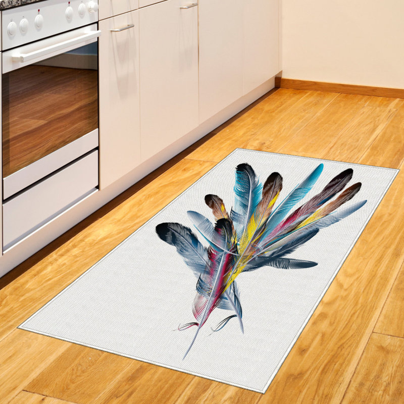 Retro High Density Long Fiber Poly Threads Decorative Area Rug Carpet, Rectangle 2'7" x 5'