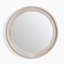 Becca Solid Wood Circular Hallway Wall Mirror - Simple Rustic Design