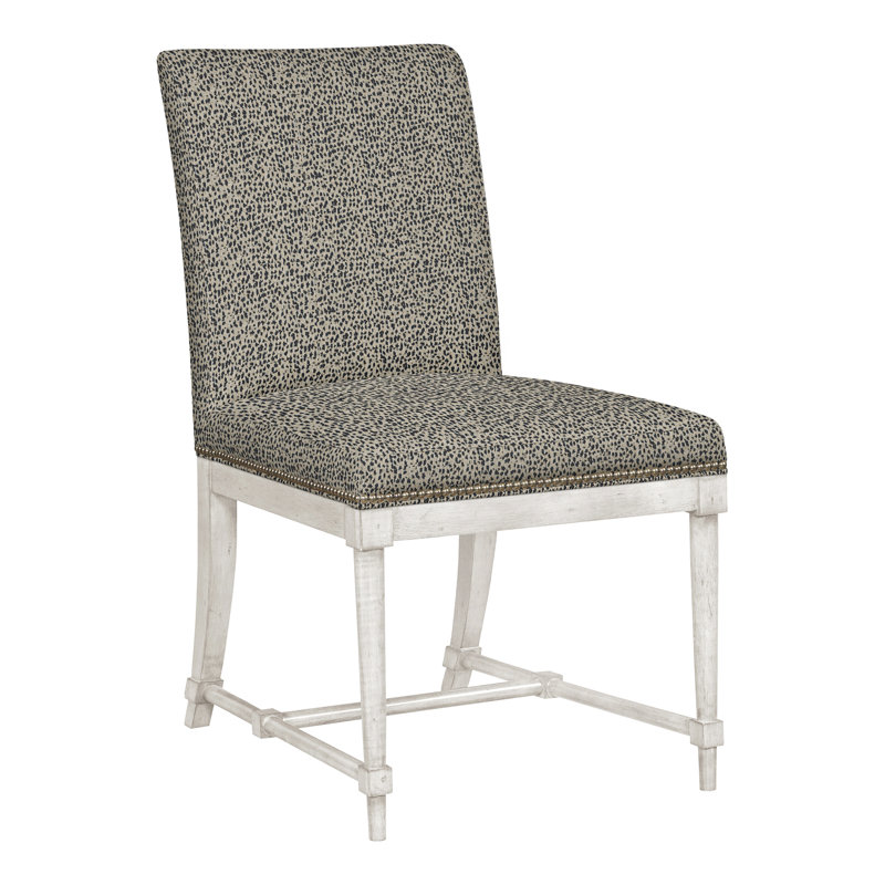 Chronos Dining Chair, Nomad Slate Crypton® Chenille, Casa Blanca, Yes