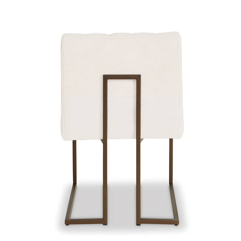 Aerin Upholstered Dining Chair, Parchment Polyester
