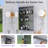 Rectangular Aluminum Medicine Cabinet With Mirror-780194010
