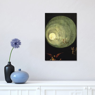 Deatail of the Funnel of Goodness and Light, Ascent of the Blessed by Hieronymus Bosch - 1 Piece Wrapped Canvas Wall Art