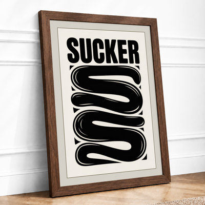 Sucker Typography - Print