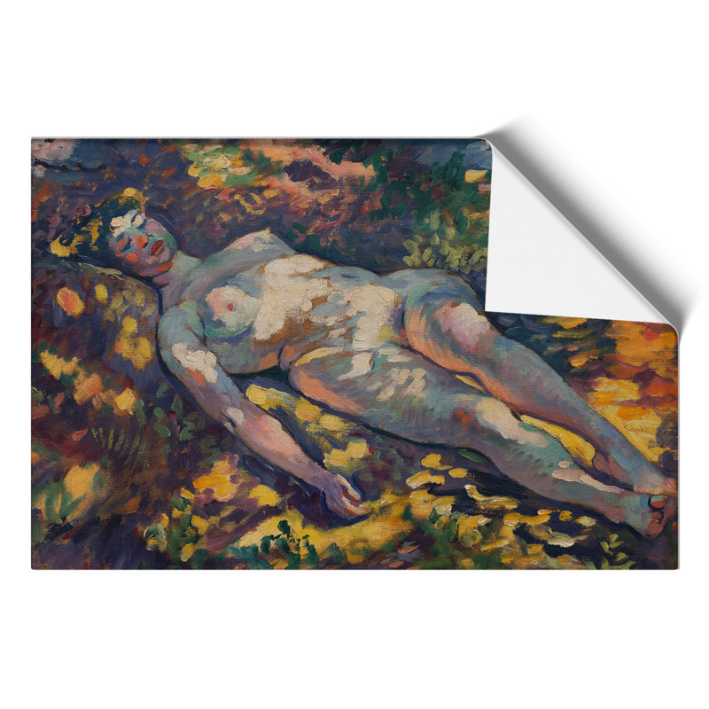 Nude Woman Sleeping by Henri Edmond Cross - Frameless Print, 42cm H x 59cm W x 0.1cm D