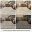 Tapis oriental oriental taupe / gris lavable à la machine antidérapant-897975131-872887257