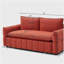 Canapé-lit, canapé-lit - canapé-lit escamotable 3 en 1 avec méridienne pour le salon, canapé-lit avec lit escamotable, 3 couleurs, orange