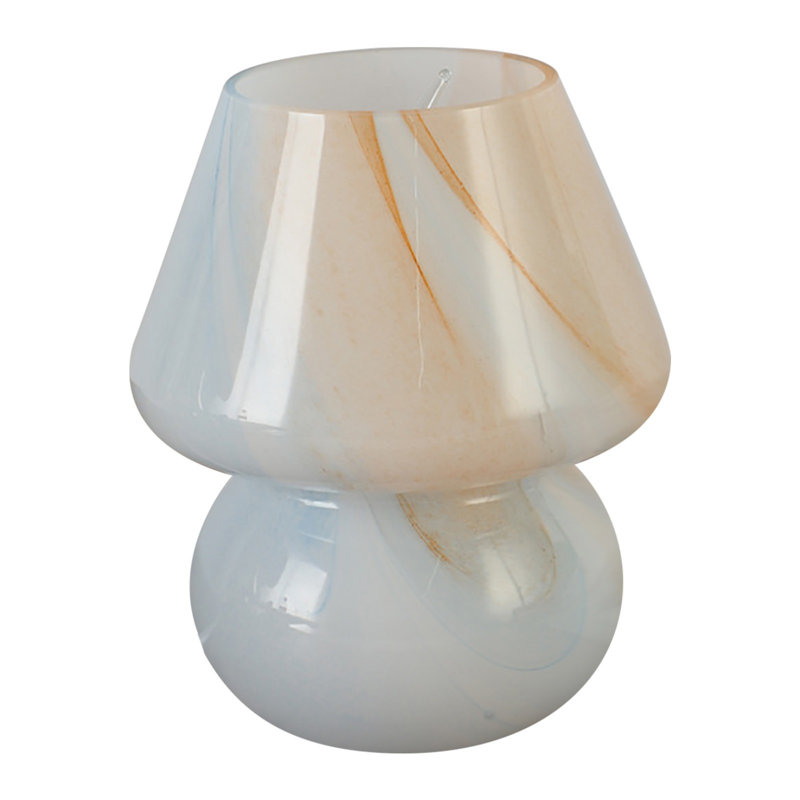 Lampe de table rétro en verre antique Lampe de chevet USB Lampe de chevet de chambre à coucher Lampe de table de style rétro Lampe de chevet antique Verre
