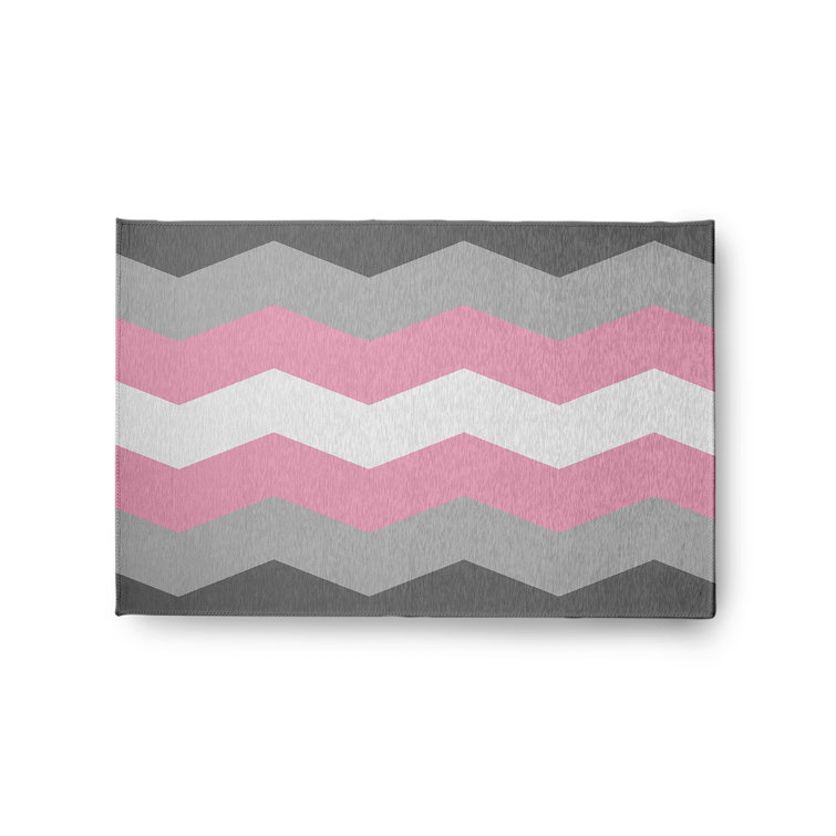 Cyna Chenille Chevron Indoor Rug