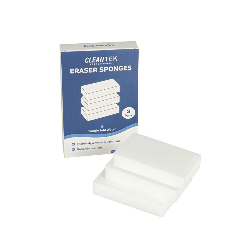 Nettoyeur de surface en mélamine éponge 3 pièces 4,7 x 2,52 pouces