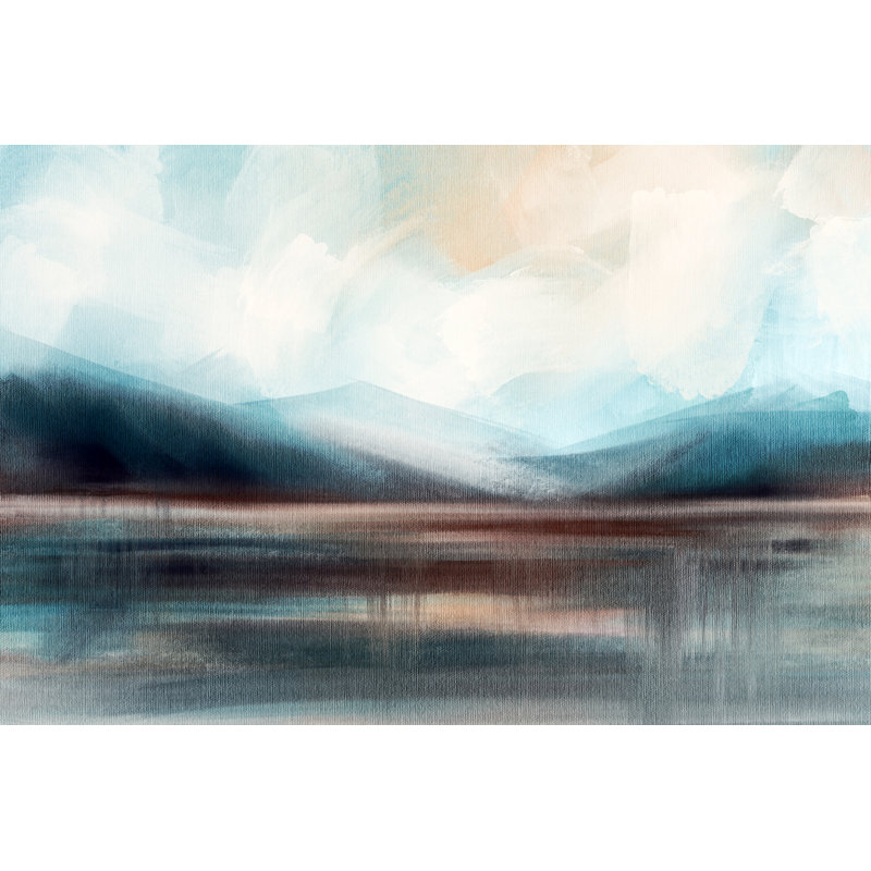 Paysage abstrait, H 8 po x l 12 po