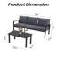 3 Seater Outdoor Sofa with Coffee Table-907470096
