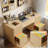 55.1" Fluted Executive Desk With Drawers, Home Office Desk With Charging Station-14513560