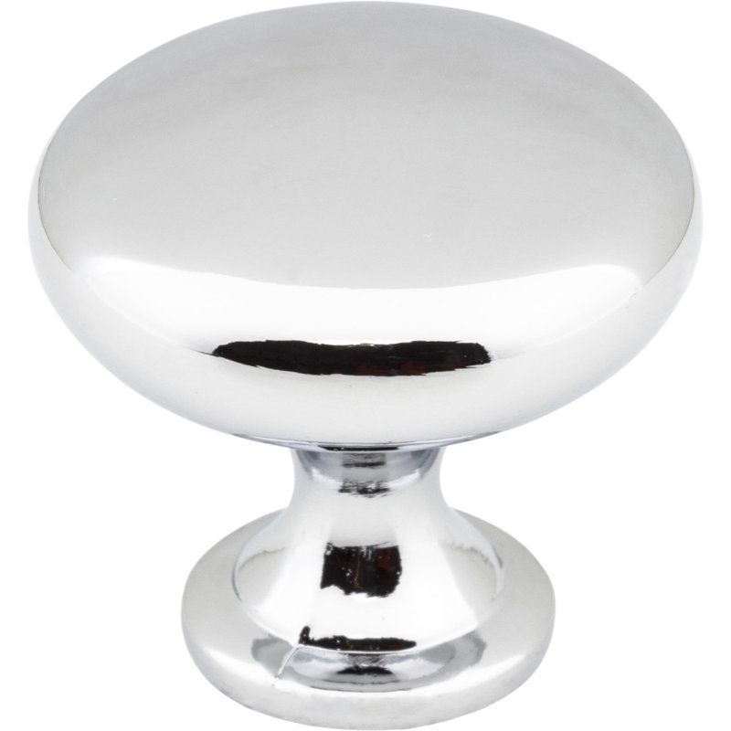 Madison 1 3/16" Diameter Mushroom Knob, Polished Chrome
