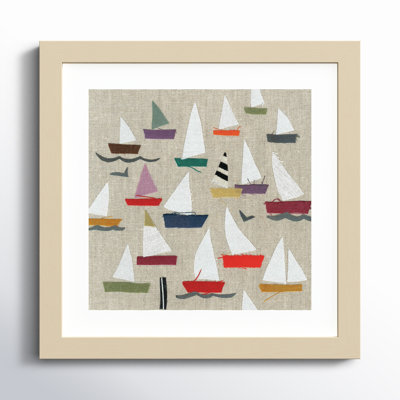 Montier Plain Sailing Framed on Paper by Jenny Frean Print