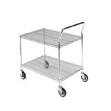 ISS 36'' H Utility Cart with Wheels