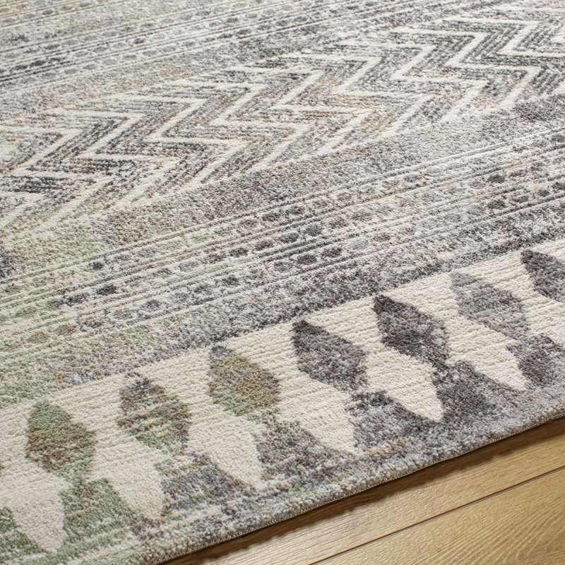Cheadle Geometric Area Rug, Rectangle 80 x 220cm