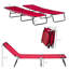 Chaise longue inclinable 74,75 po Jayapura-323777400