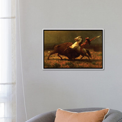 The Last of the Buffalo, C. 1888 par Albert Bierstadt, reproduction d’art