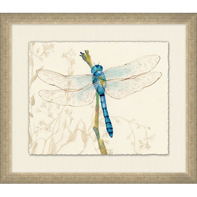 Perched Dragonfly 2 Painting