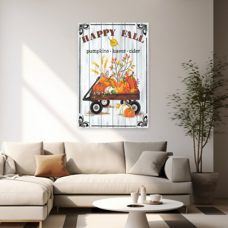 Automne, citrouilles, automne, paysage abstrait, art naturel, H 60 po x l 40 po