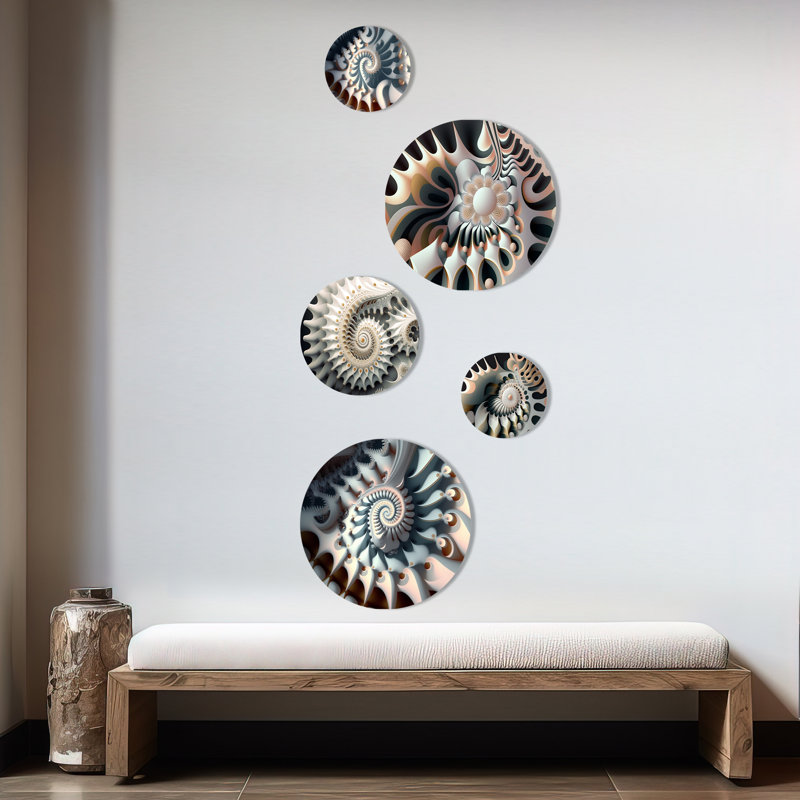 Abstract Wall Decor on Metal