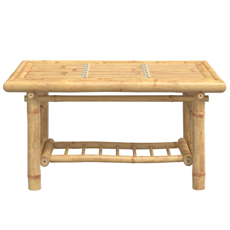 Bay Isle Home™ Coffee Table Bamboo, 14.2"H x 27.6"L x 17.7"W