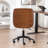 Andretta Faux Leather Upholstered Armless Office Chair-732456759